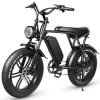 Electric Bike, 1000W Electric Bicycle for Adults, 20" x 4" Fat Tire Mountain Ebike, LED Display, Digital Lock, 48V 15AH Removable Battery, 30MPH 30-80Miles Electric Bike, Shimano 7 Speed Gears
