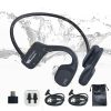 Upgrade Bone Conduction Swim Headphones, Open Ear Wireless Bluetooth Headsets, IP68 Headphones with Bluetooth 5.3 and 8GB MP3 Player for Run, Hike