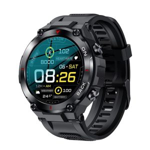 Upgrade GPS Smart Watch for Men Women, 1.32" Rugged Touch Screen Outdoor Watch with 50+ Sports Modes, Heart Rate, Sleep Quality Monitor, IP68 Waterproof,  Message Notification