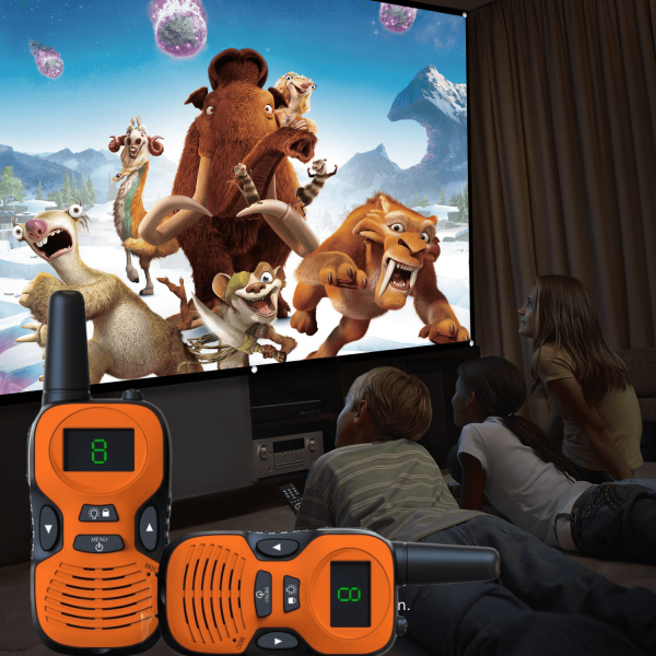 Upgrade Walkie Talkies for Kids, 22 Channel 2 Way Radio 3 KMs Long Range Handheld Walkie Talkies Durable Toy Best Birthday Gifts for Boys and Girls fit Adventure Game Camping (2 pack)