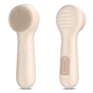 Upgrade Facial Cleansing Brush,IPX7 Waterproof Sonic Face Brush for All Skin Types,Electric Silicone Face Scrubber for Deep Cleansing and Exfoliation